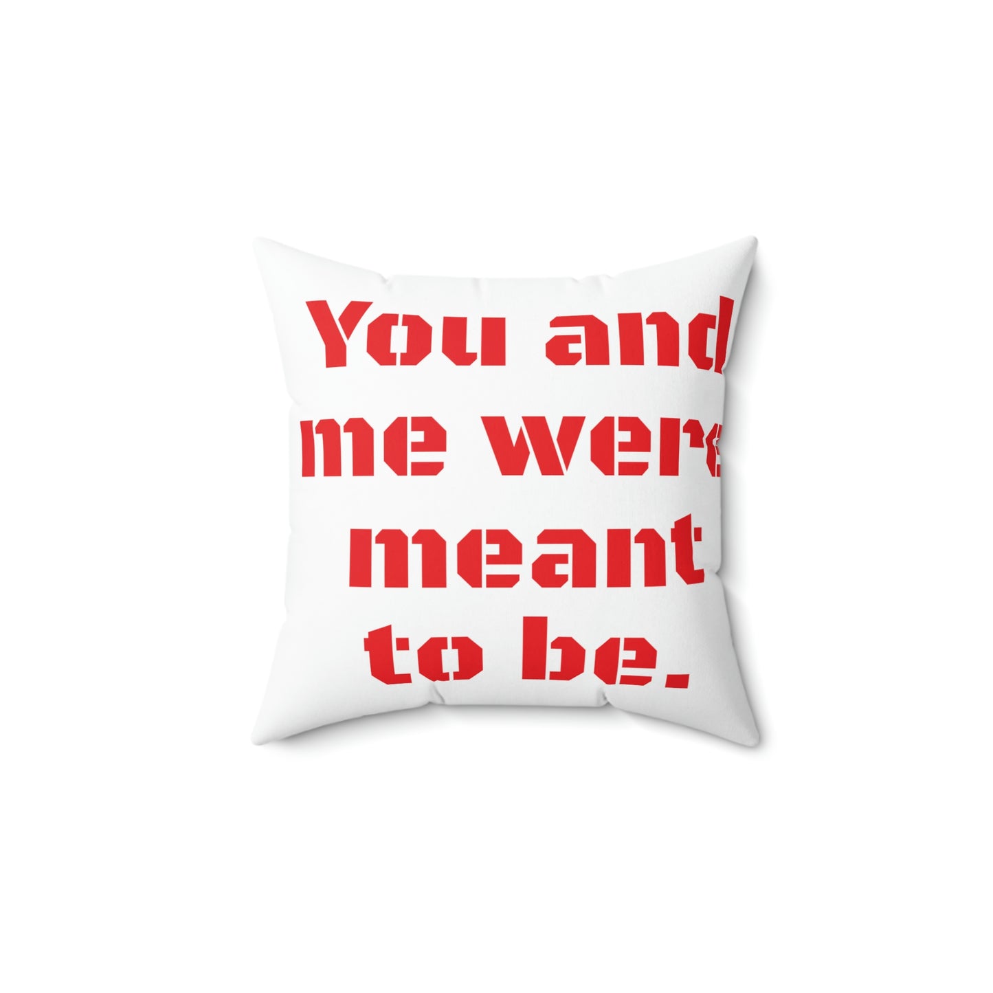 Customized Valentine's Spun Polyester Square Pillow